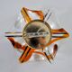 Fleur wall lamp by la Murina, orange murano glass, Italy, 1970