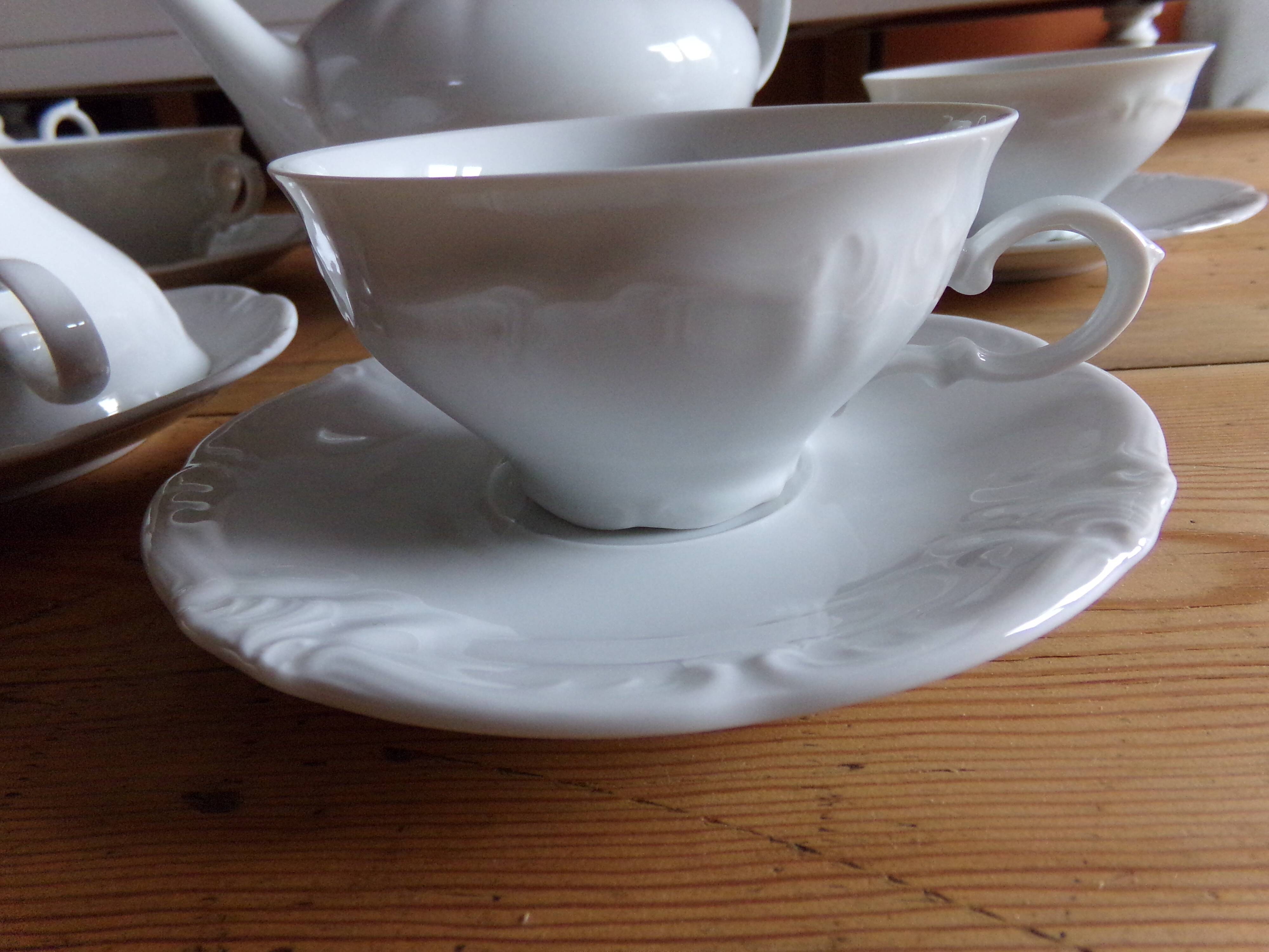 Tea service or white coffee winterling schwarzenbach bavaria germany