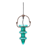 Stalactite green glass pendant lamp by Nanny Still for Raak, 1960s