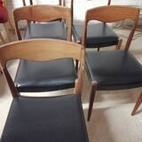 6 scandinavian style chairs