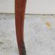 Louis xv style bedside table in rosewood marquetry
