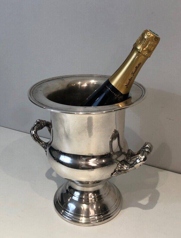 Silver-plated champagne bucket