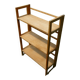 Bookseller's folding wooden shelf, vintage 1970s