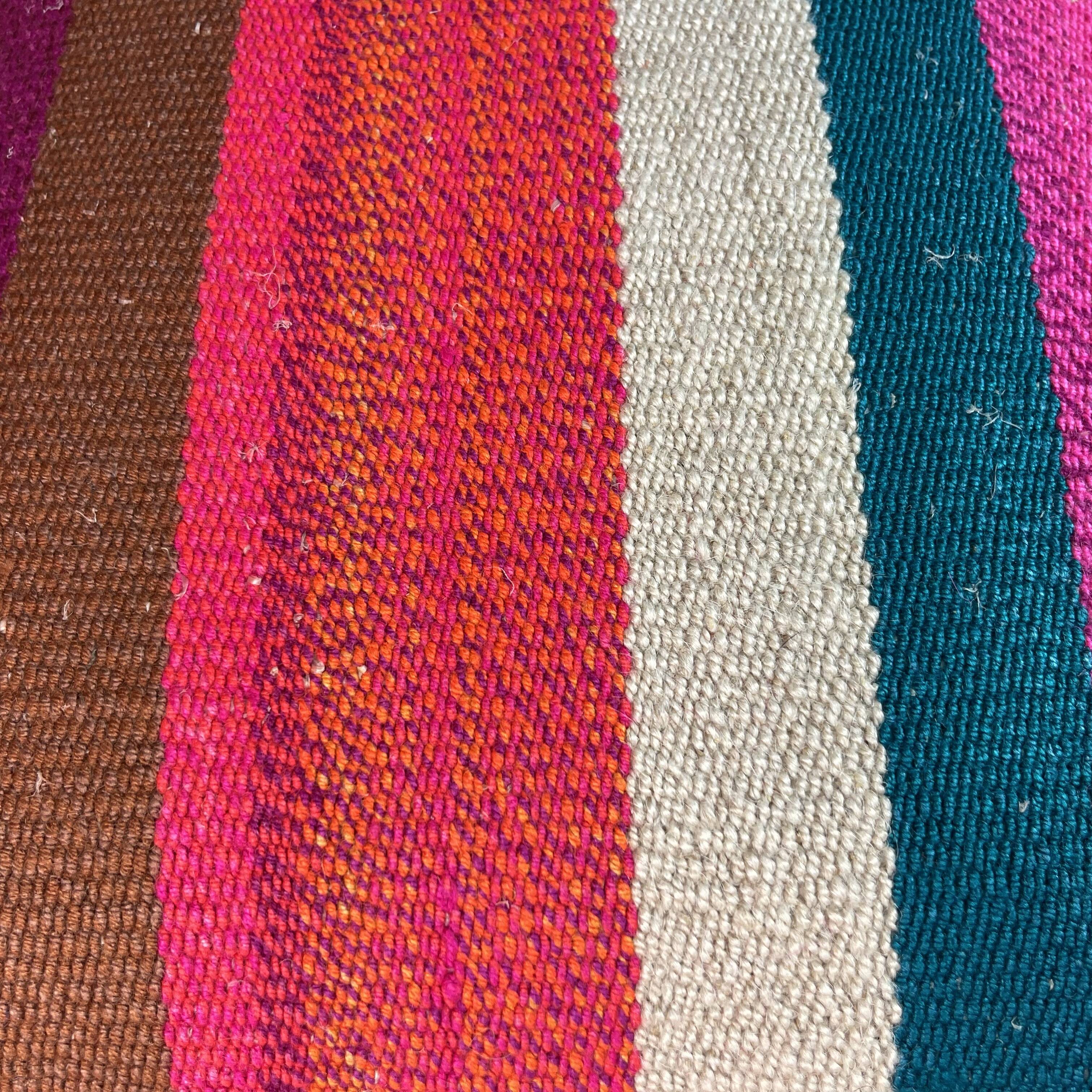 Vintage turkish kilim cushion cover , 40 x 40 cm