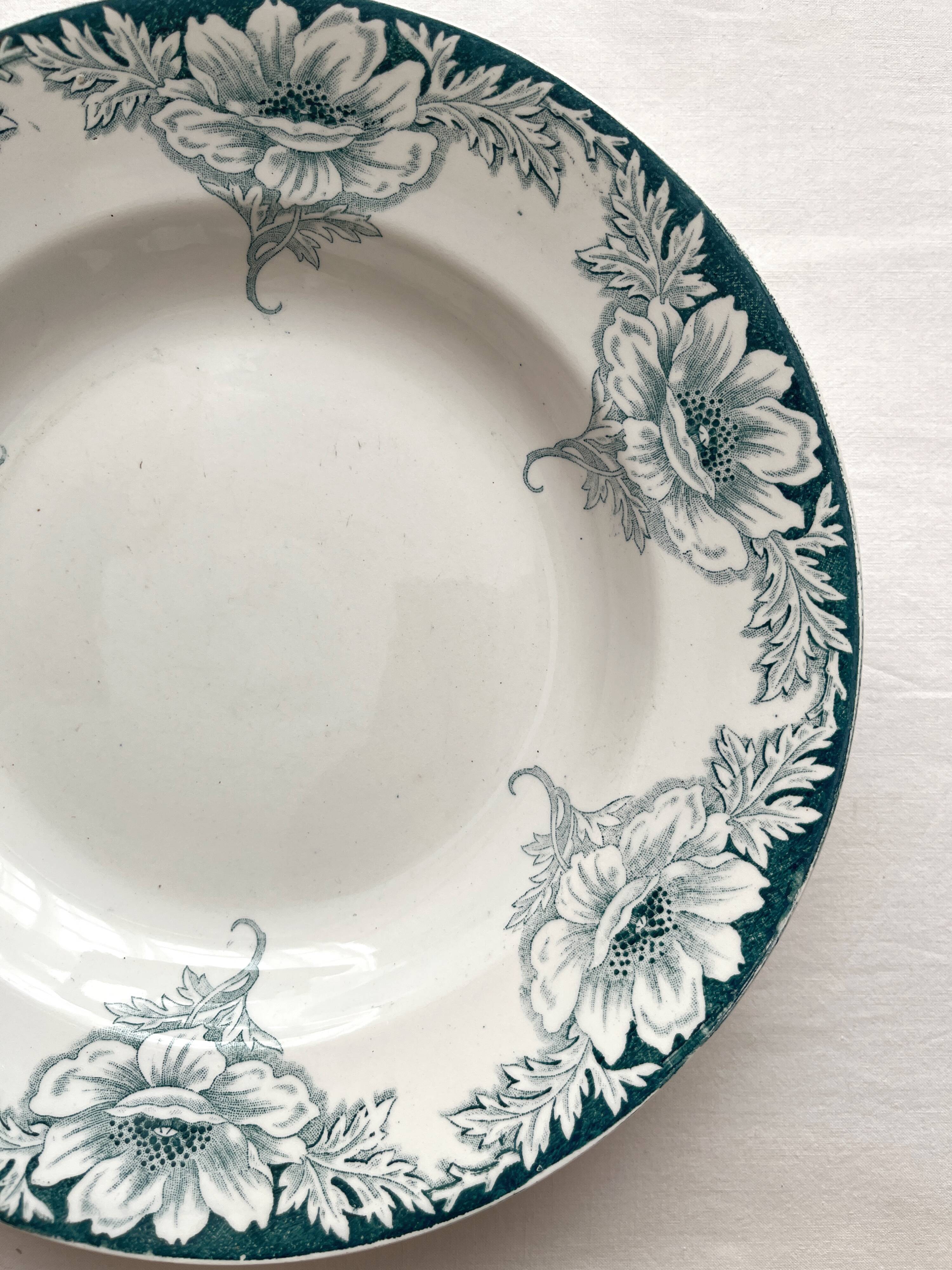 6 Suzanne, Saint Amand and Hamage ironstone soup plates