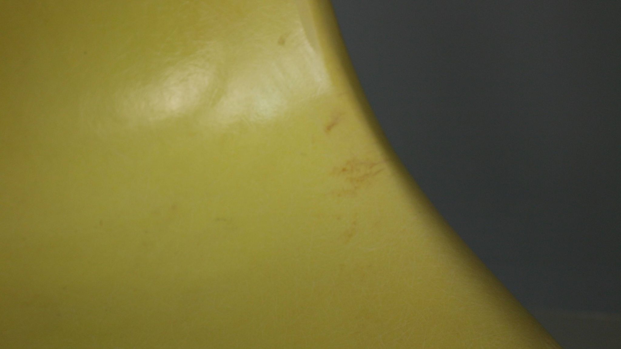 Charles & Ray Eames "La Fonda" Light Yellow Fiberglass Chairs Herman Miller