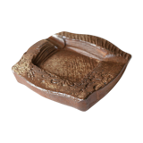 Barbara Delfosse sandstone ashtray, La Borne, 1960s