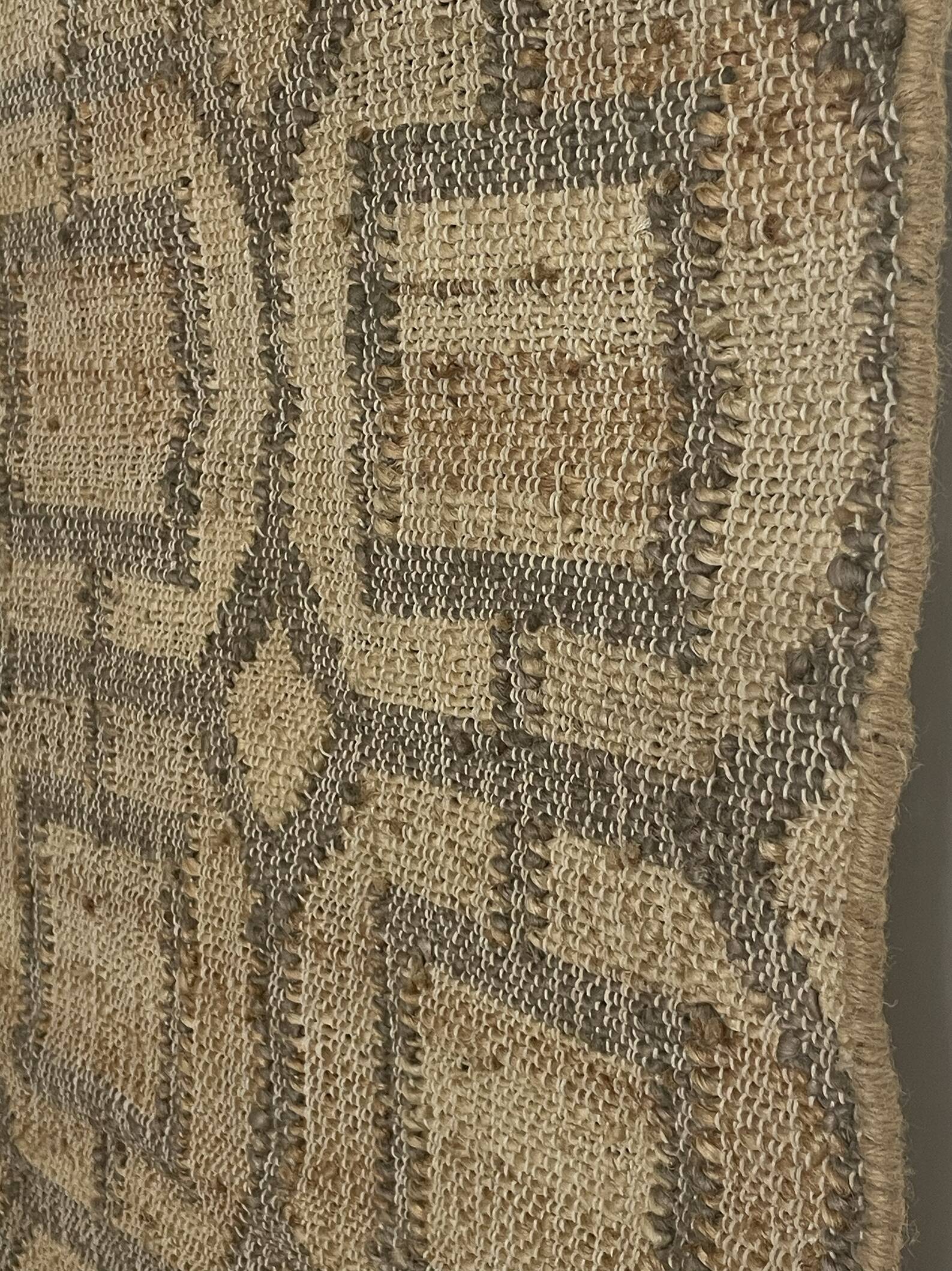 3x4 Ft-Hemp\Cotton Handwoven Kilim Rug,Lobby,Area,Indian Traditional Carpet