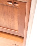Vintage secretary desk designed by Henry W. Klein for Bramin made in the 1960s