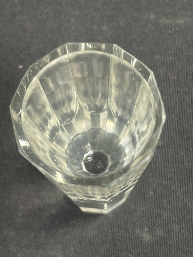 6 vodka glasses – Cut crystal
