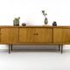 Vintage Teak Sideboard with Drawers and Sliding Doors, 1960s