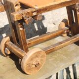 Small vintage wooden rocking horse – H60 x W53 cm