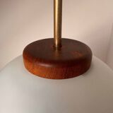 "Teak-Kina" pendant light, Bent Karlby for Lyfa, 1950s