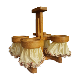 Chandelier by Guillerme and Chambron for Votre Maison 1960