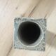 Stoneware soliflore vase signed Jean Claude Monange, "Marguerite" motif