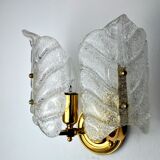 Flower wall lamp, Murano glass, Italy, 1970