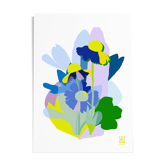 African daisy - limited edition illustration, a4 format (veridis quo, elisa brouet)