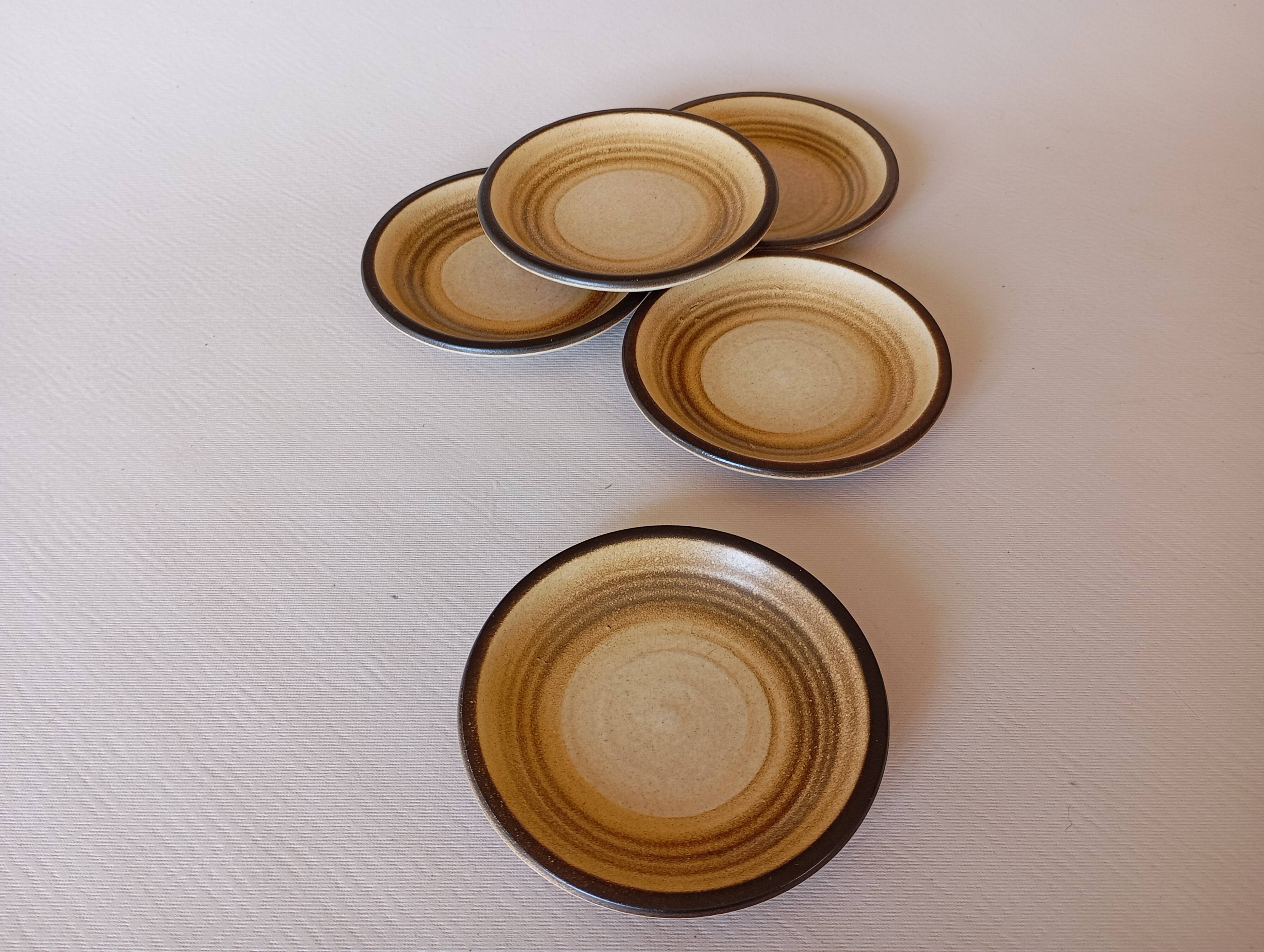 5 assiettes à tapas Salins