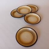 5 assiettes à tapas Salins