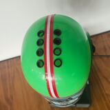 Pop Art green Rothmans Porsche Formula 1 Helmet table lamp by Fase 1970s