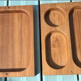 Massive Danish-made teak box 60s without hinges