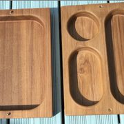 Massive Danish-made teak box 60s without hinges