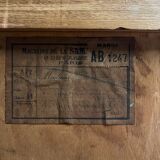 Raw vintage oak cabinet