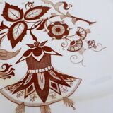 4 flat plates from Sarreguemines, Danish model