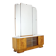 Mirror Cabinet by Jindřich Halabala, Czechoslovakia 1950s
