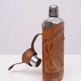 Angel Pazmino Tequila Hip Flask Ecuador 1960s