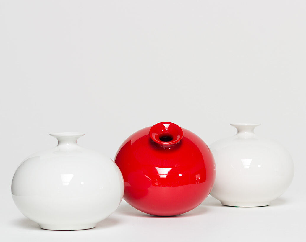 Pino Spagnolo for Sicart three 1970 ceramic vases