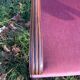 Armchair Voltaire or shepherdess and foot rest in pink velvet Louis XVI