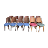 Suite of 12 chairs bistro Bauman "Mondor"