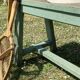 Old solid wood farmhouse bench