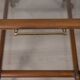 VINTAGE 1960S FOOD TROLLEY IN WOOD AND GLASS, ITALIAN DESIGN