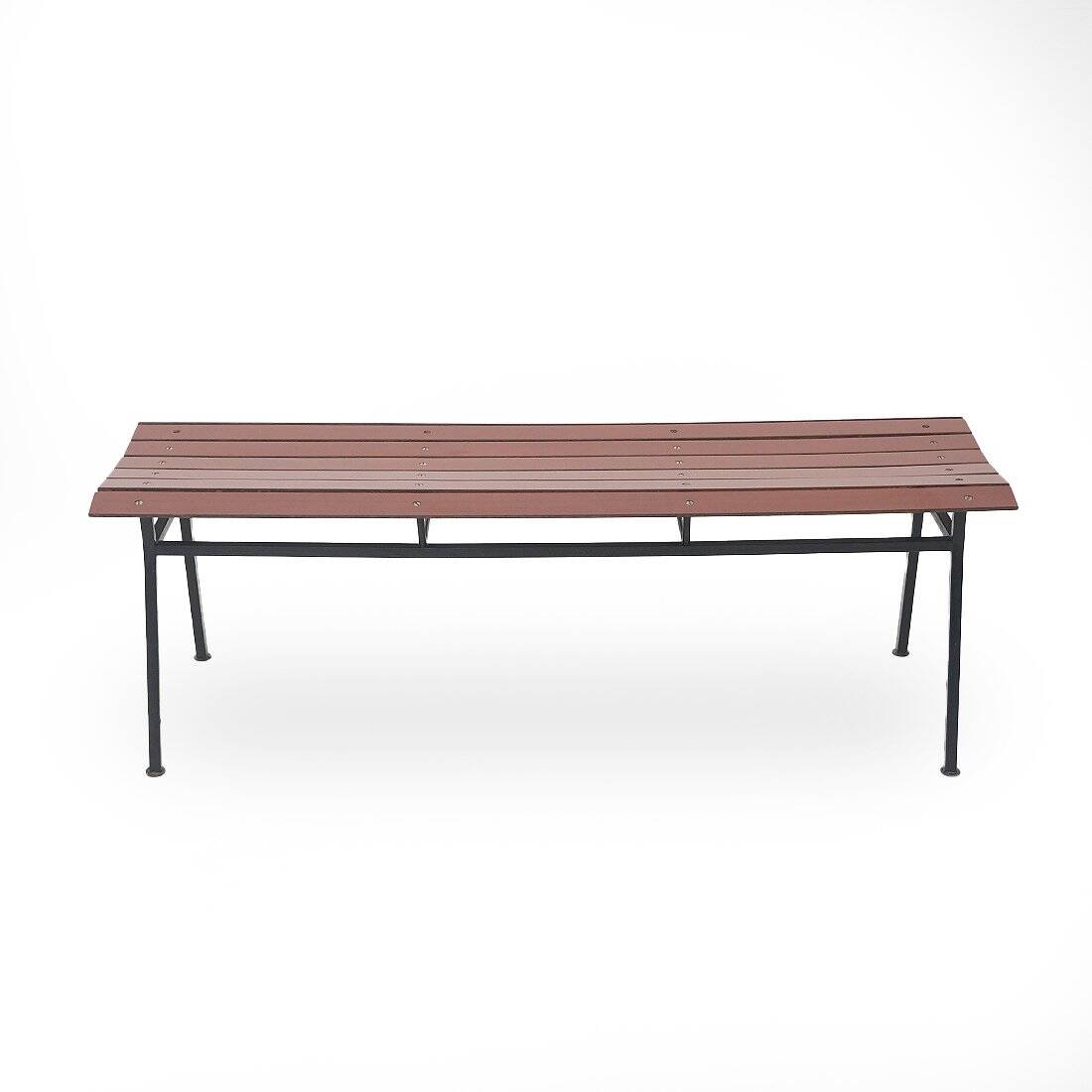 Vintage metal bench, 1950s