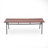 Vintage metal bench, 1950s