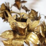 Pair of brass appliques. France, 1960s.