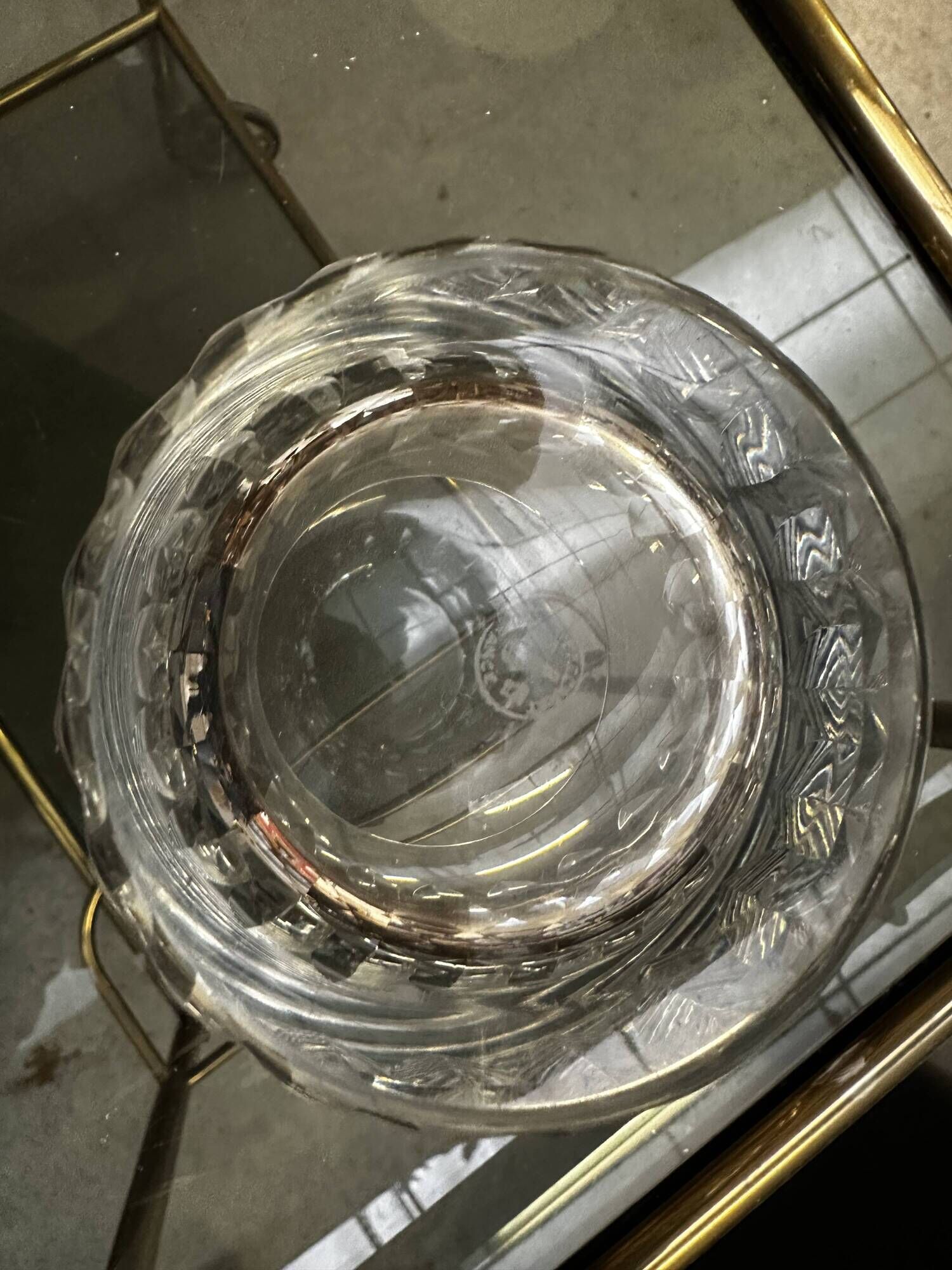 Verre à whisky en cristal Baccarat modèle Picadilly