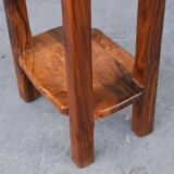 Bar stool free form Brutalism in olive tree