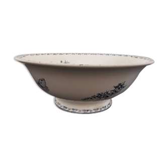 Salad bowl Sarreguemines model Carmen Blue
