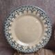 Set of 6 antique flat plates Gien – Terre de Fer – Bengal model