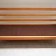 Scandinavian natural wood and fabric sofa, CFC Silkeborg, Denmark