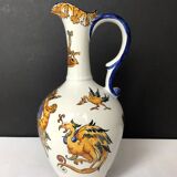 Pitcher in Gien earthenware