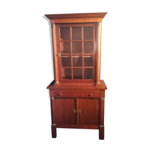 vitrine en acajou