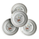 4 Vierzon Limoges porcelain plates.