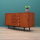 Enfilade en teck, design danois, années 1970, production : Danemark