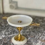 Pair of onyx and gilt bronze cups circa 1880