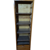 Classeur à rideau ancien en chêne