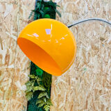 Orange round floor lamp